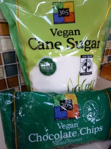 vegan sugar and choc chips